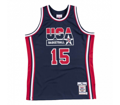 Authentic Jersey Usa Johnson 1992 Dream Team