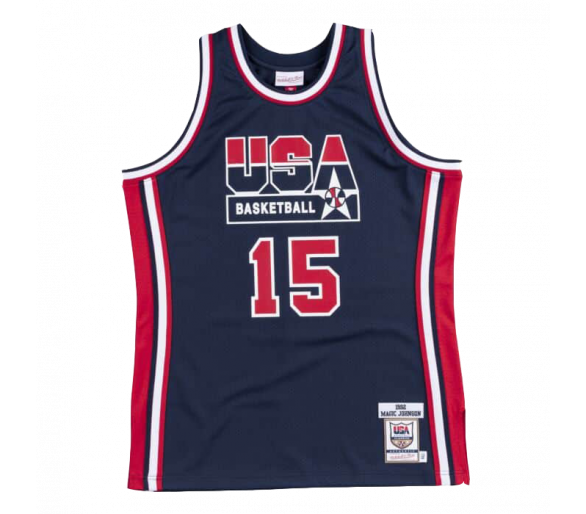 Authentic Jersey Usa Johnson 1992 Dream Team