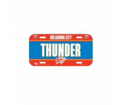 Licence Plate Nba Thunder