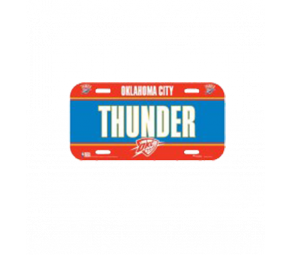 Licence Plate Nba Thunder
