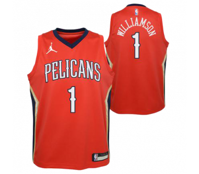 Maillot Nba Enfant Williamson Pelicans Swingman Statement