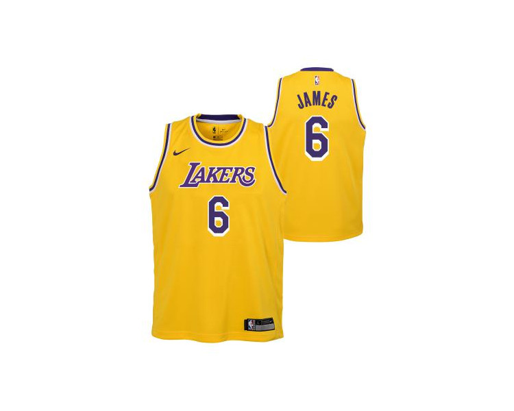 textile maillot nike maillot nba enfant james gold.