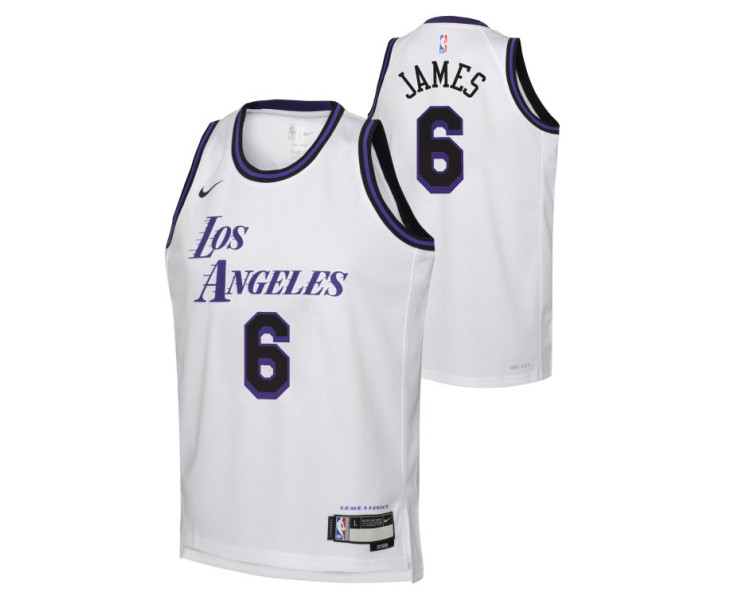 textile maillot nike maillot nba enfant james white.