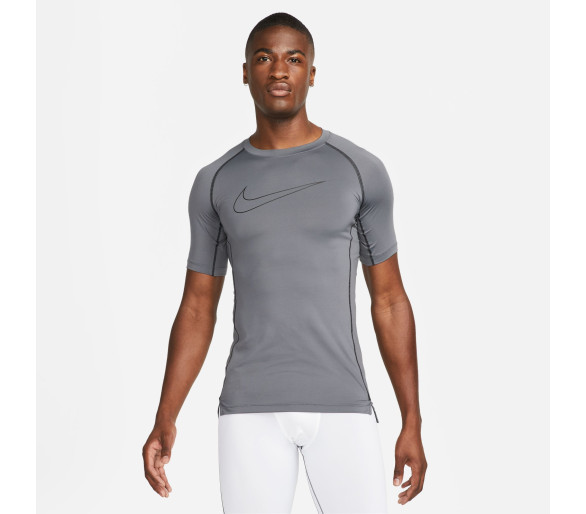 NIKE T-shirt de compression - Homme - Gris