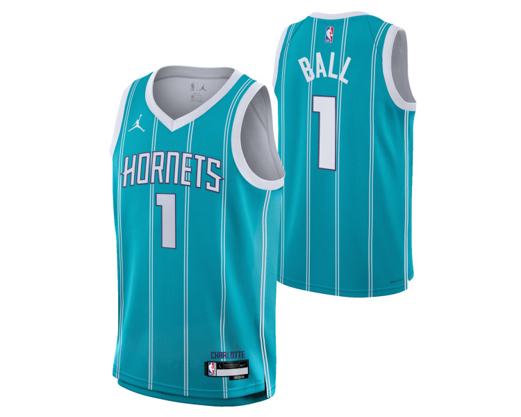 Maillot NBA Lamelo Ball Charlotte Hornets Jordan Statement Enfant