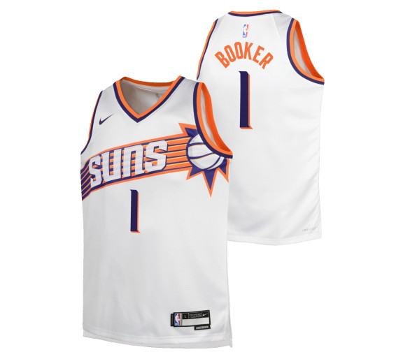 textile maillot nike maillot nba enfant booker white.