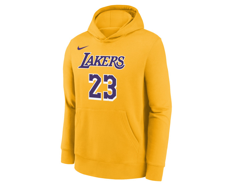 textile sweats nike sweat nba enfant james lakers gold.